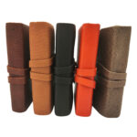 Leather diary with lace