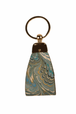 Portachiavi artigianale in pelle marmorizzata Hand - immagine 25