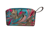 Beautycase Large in marbled leather - Image 8