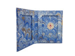 Handcrafted Marbled Paper Double Photo Frame