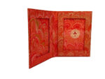 Handcrafted Marbled Paper Double Photo Frame - Image 2