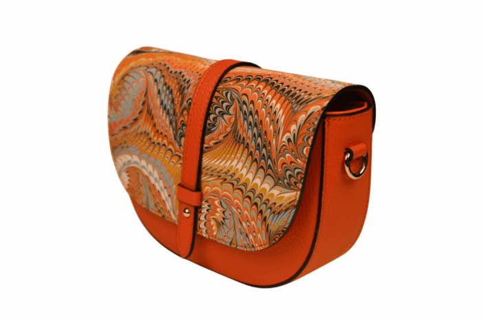 Borsa in Pelle Marmorizzata - immagine 2