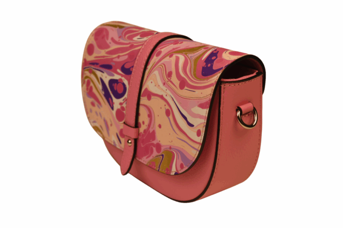 Borsa in Pelle Marmorizzata - immagine 7