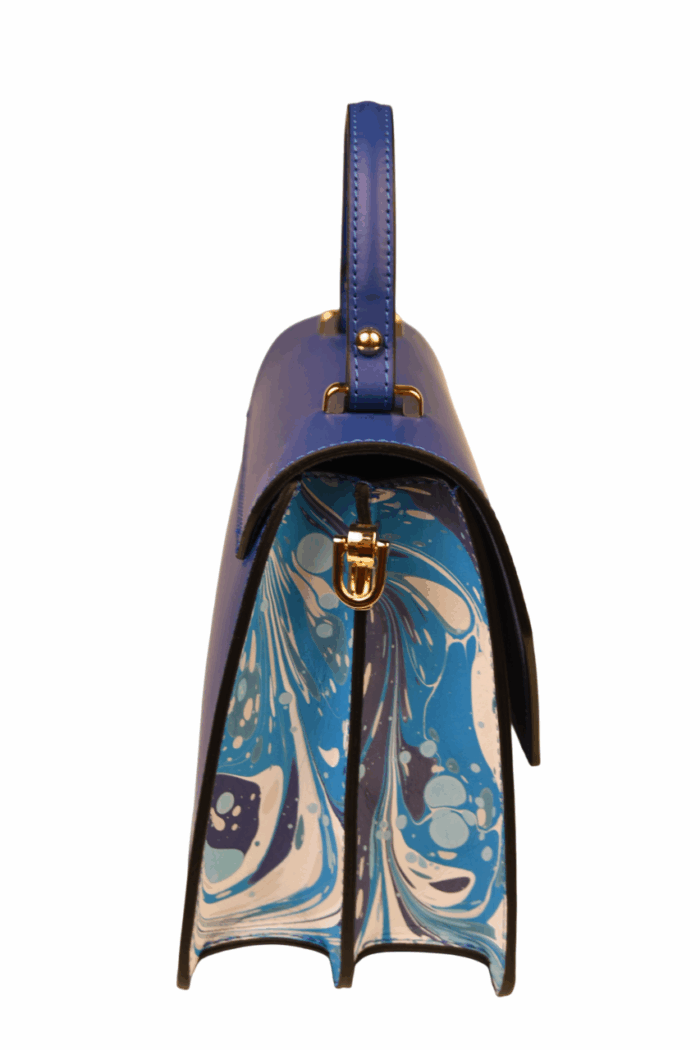 Marbled Leather Bag - Image 14