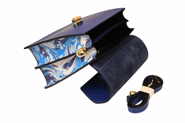 Marbled Leather Bag - Image 15