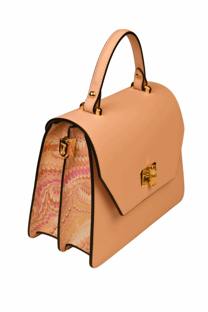 Marbled Leather Bag - Image 1
