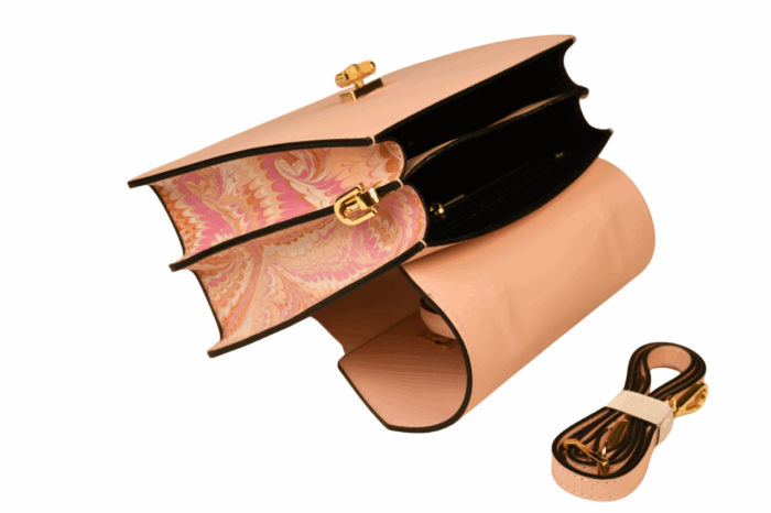 Marbled Leather Bag - Image 20