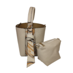 Marbled Leather Bag - Image 8