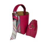 Marbled Leather Bag