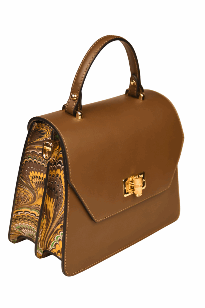 Marbled Leather Bag - Image 28