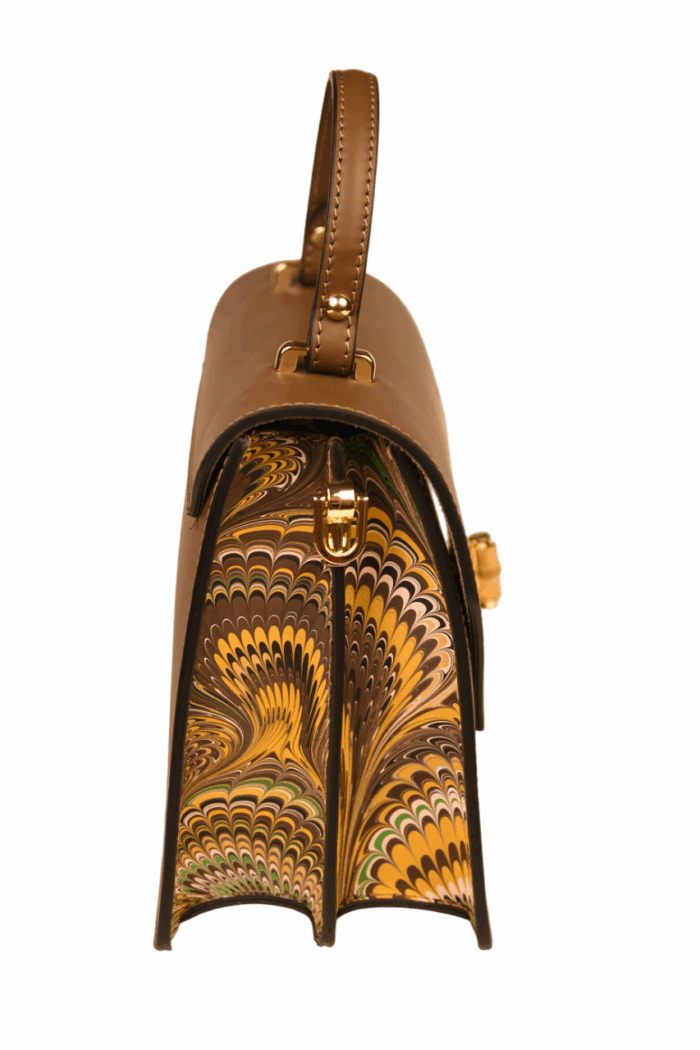 Marbled Leather Bag - Image 29